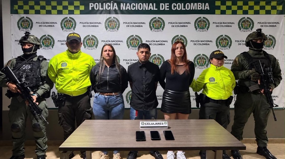Capturan integrantes del Clan del Golfo en Betulia, Antioquia. Se trata de alias Valeria, alias Pachito y alias Lina.