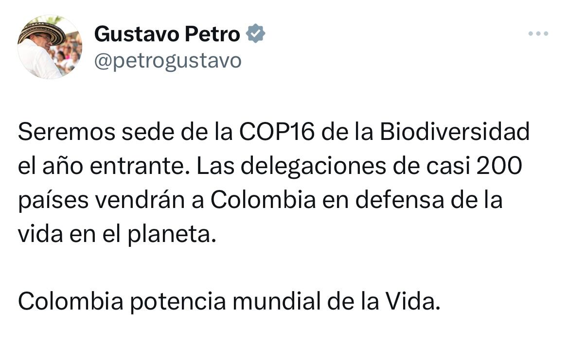 Trino presidente Petro