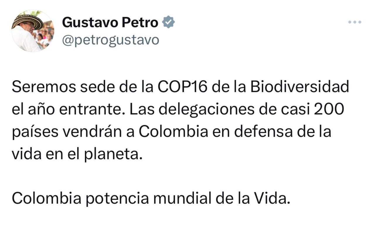Trino presidente Petro