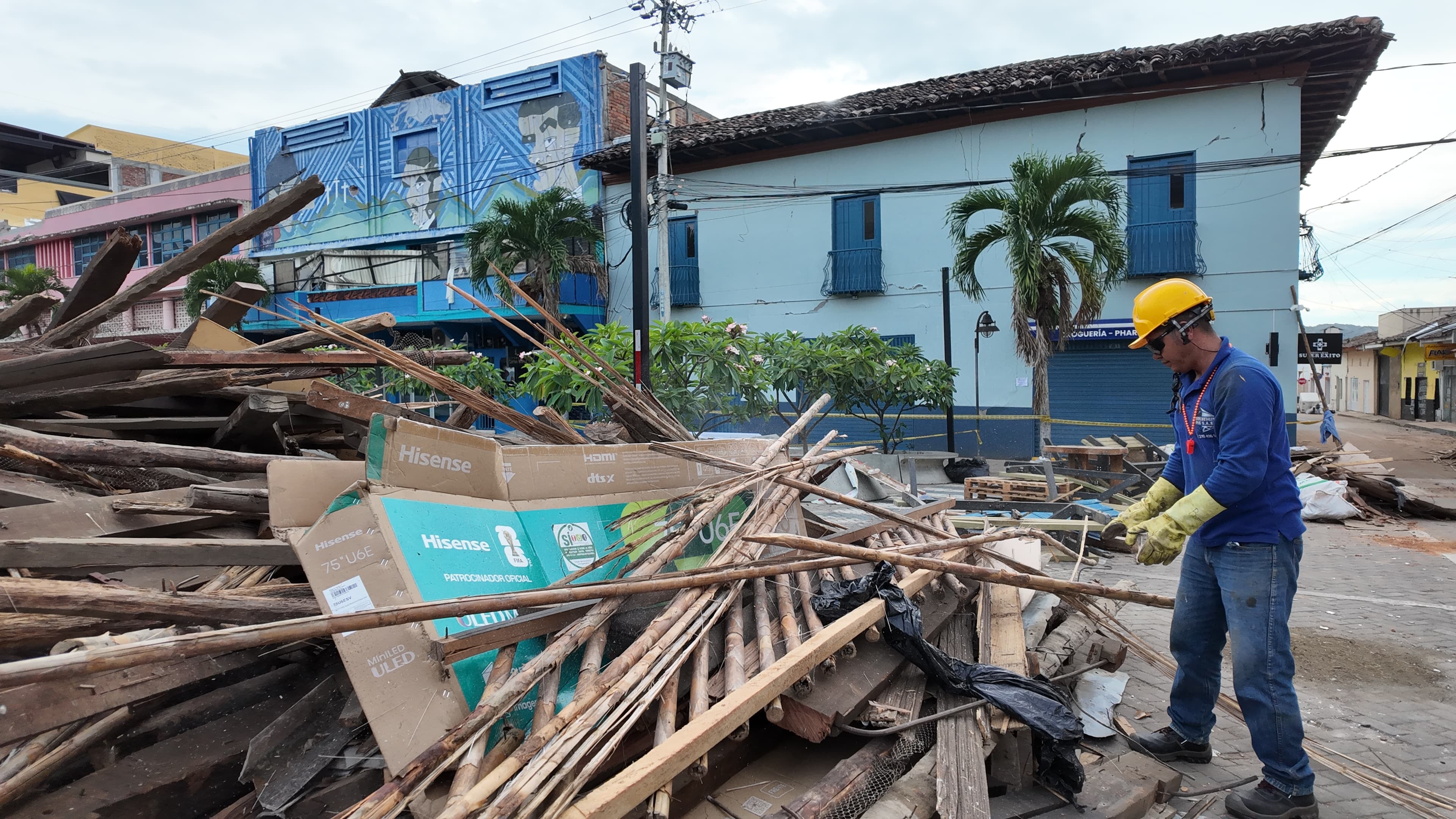 Terremoto en el Valle del Cauca afectaciones en el municipio de Roldanillo