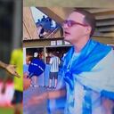 Juan Guillermo Cuadro, hincha.