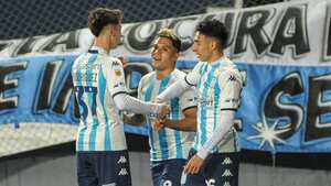 Juan Fernando Quintero anotó su segundo gol con Racing Club