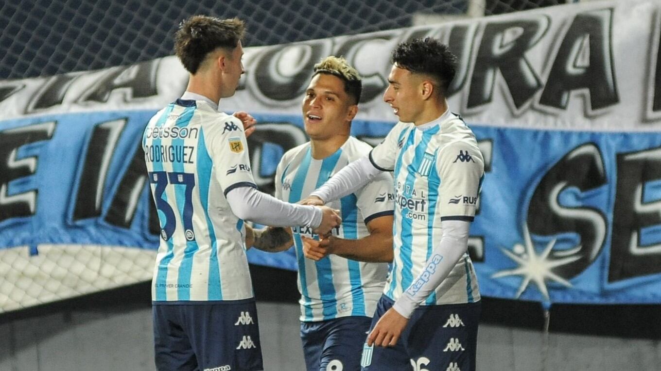 Juan Fernando Quintero anotó su segundo gol con Racing Club