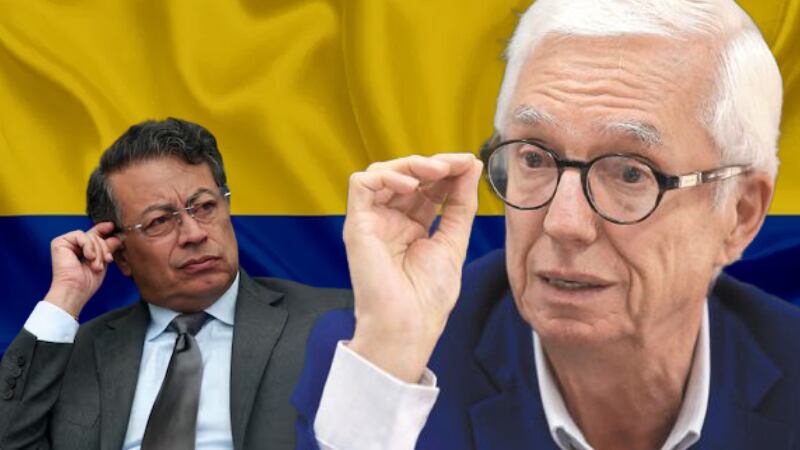 De izquierda a derecha: El presidente Gustavo Petro y el excongresista Jorge Enrique Robledo.