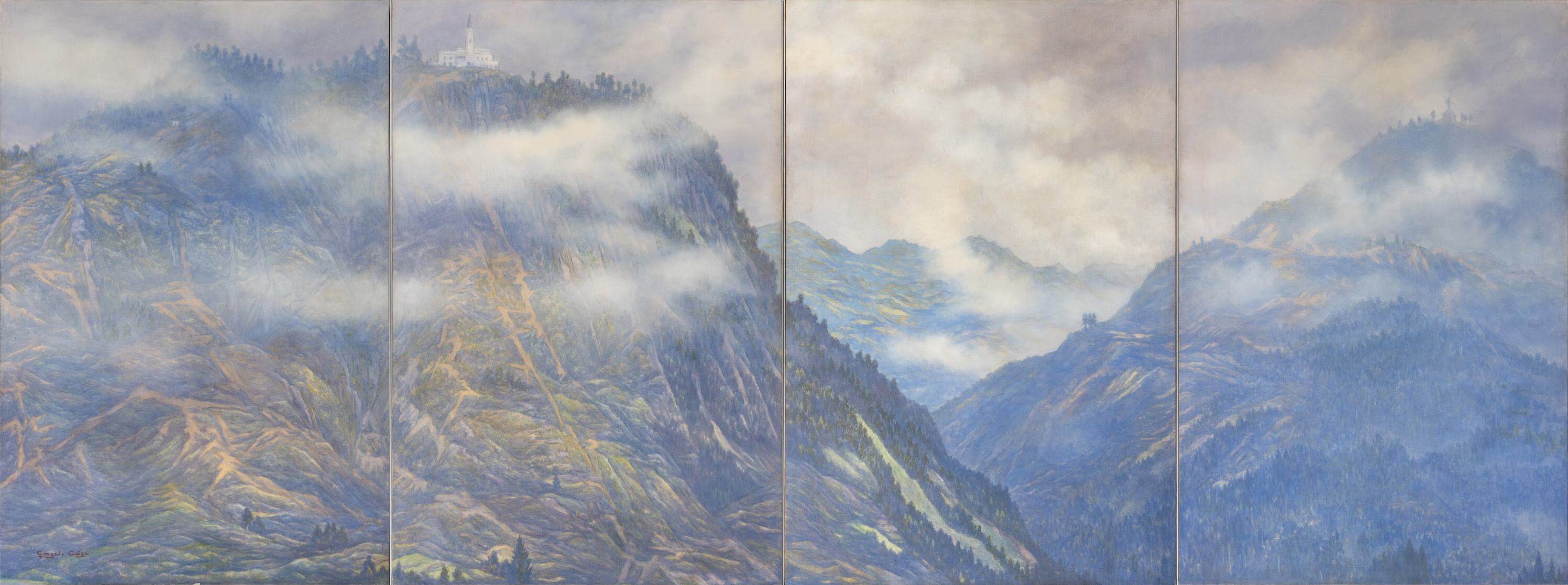 Monserrate y Guadalupe, 1983, Gonzalo Ariza. Cortesía de la galería El Museo