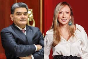 Gregorio Eljach y Katherine Miranda.