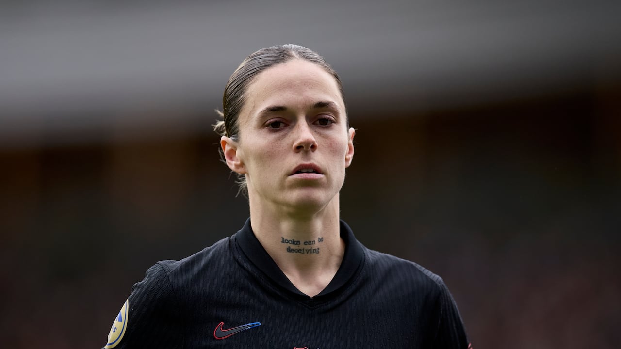 Mapi León, jugadora del FC Barcelona femenino