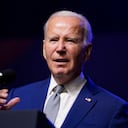 El presidente de Estados Unidos, Joe Biden, pronuncia una conferencia de prensa en Hanoi, Vietnam, el domingo 10 de septiembre de 2023.