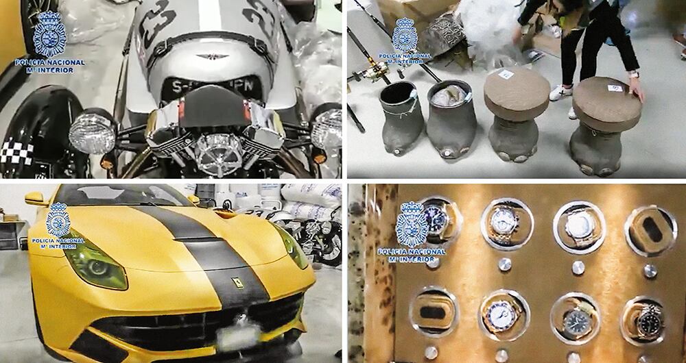 Animales disecados, joyas de costos millonarios y carros de lujo fueron encontrados en la mansión en la que vivía.