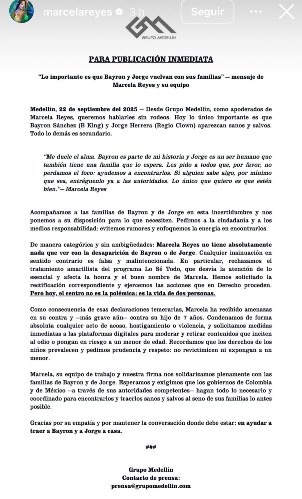 Estas fueron las palabras de la exesposa del fallecido cantante B King.