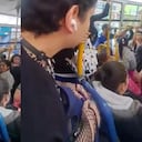 La mujer comenzó a criticar la vestimenta del joven, que había optado por una falda, mallas y uñas pintadas.