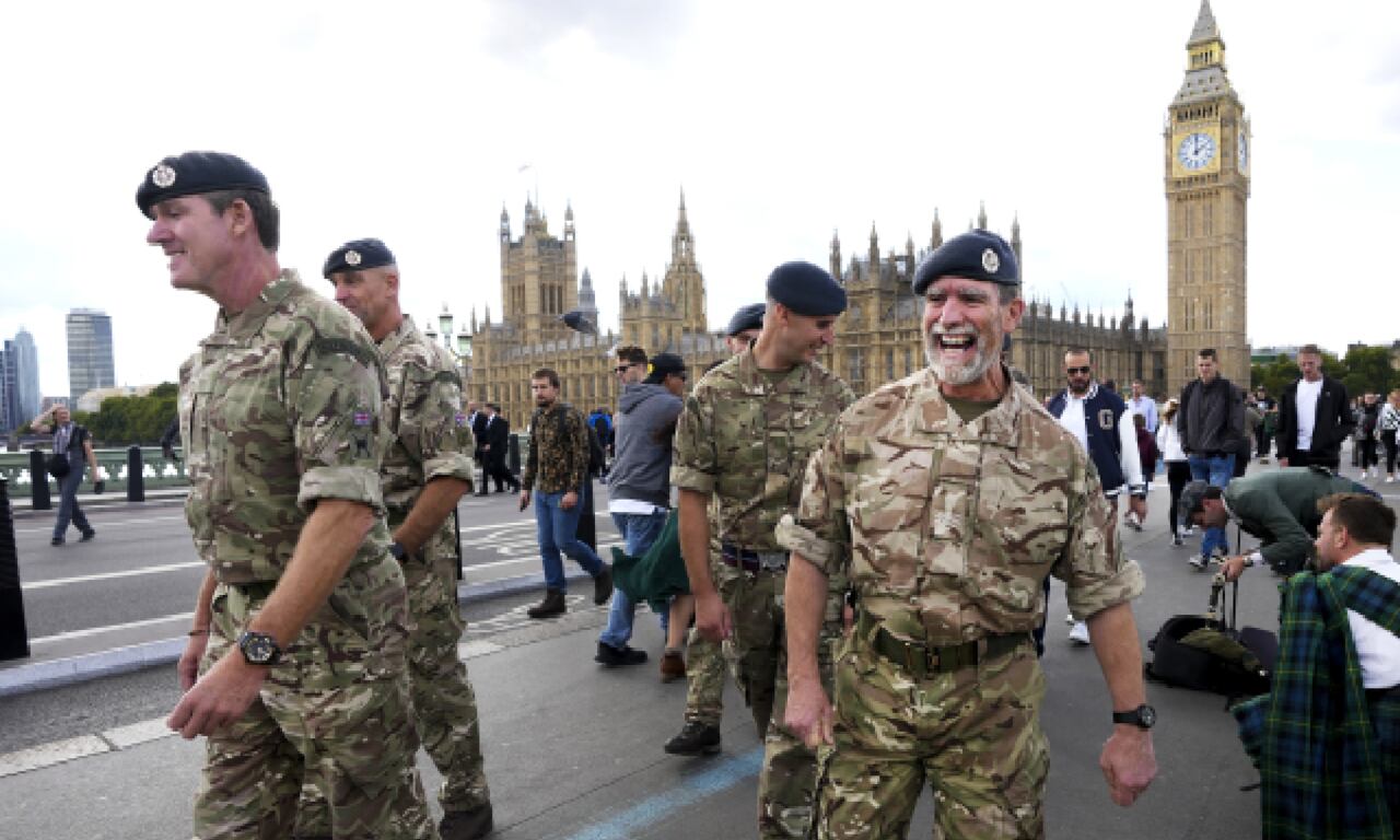 Londres desplegó un dispositivo superior al presentado en los Olímpicos de 2012, de cara al funeral de Estado de Isabel II