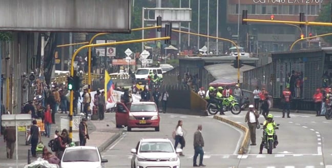 Las marchas han causado afectaciones en la movilidad.