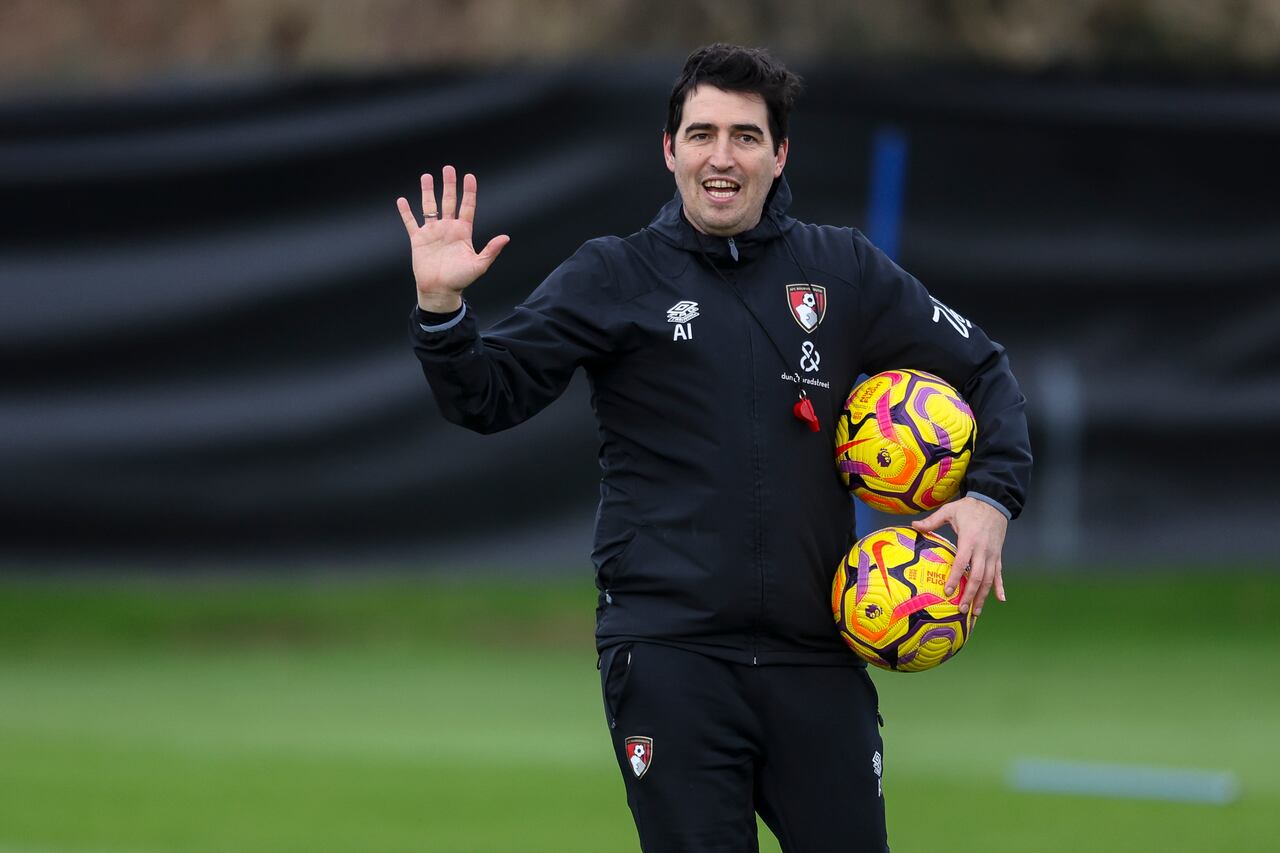 Andoni Iraola, entrenador del Bournemouth.