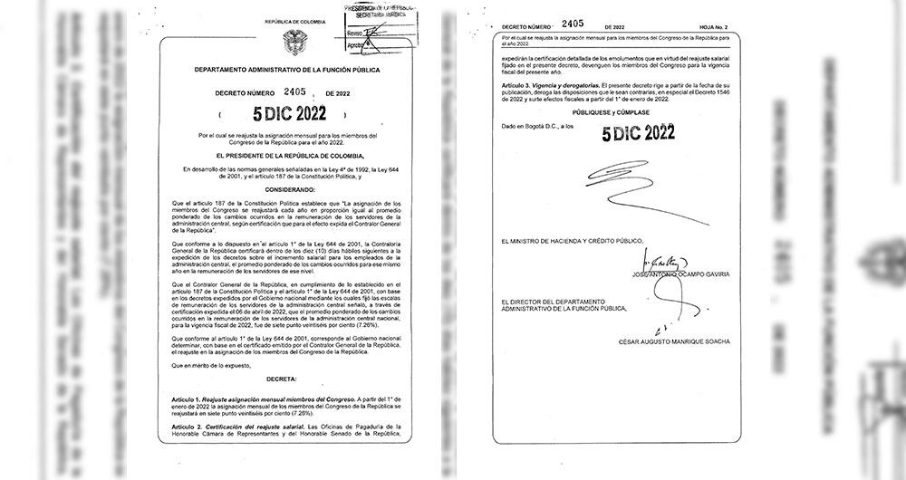 El presidente Gustavo Petro firmó un decreto para un nuevo aumento de salario.