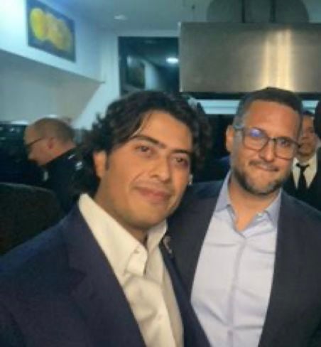 Miguel del Río y Nicolás Petro