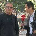 Juan Diego Alvira habló con la gente sobre la liberación de los integrantes de la primera línea