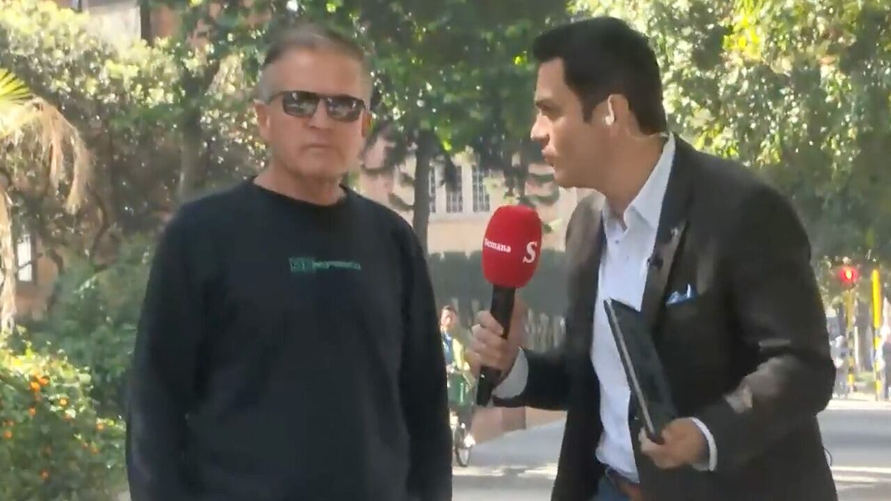 Juan Diego Alvira habló con la gente sobre la liberación de los integrantes de la primera línea