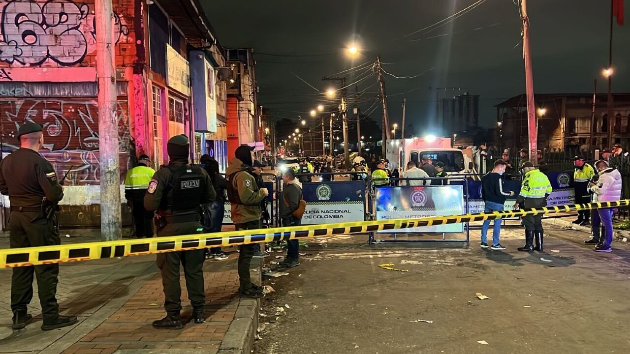 La explosión ocurrió en el barrio San Bernardo, del centro de Bogotá.