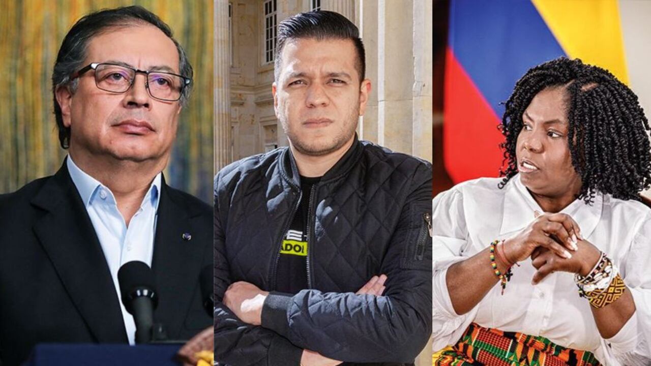 Gustavo Petro, Jota Pe y Francia Márquez.
