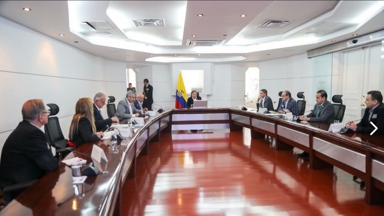 Reunión presidente Gustavo Petro y gobernadores