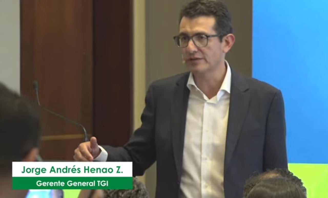 Jorge Henao, gerente de TGI, filial del GEB