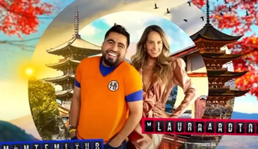 Laura Acuña y Jhovanoty estuvieron en La vuelta al mundo en 80 risas