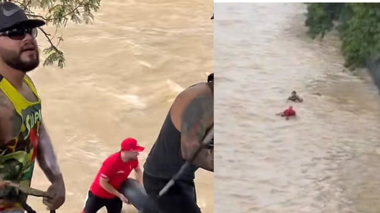 Influenciadores se lanzaron a las aguas del río Medellín.