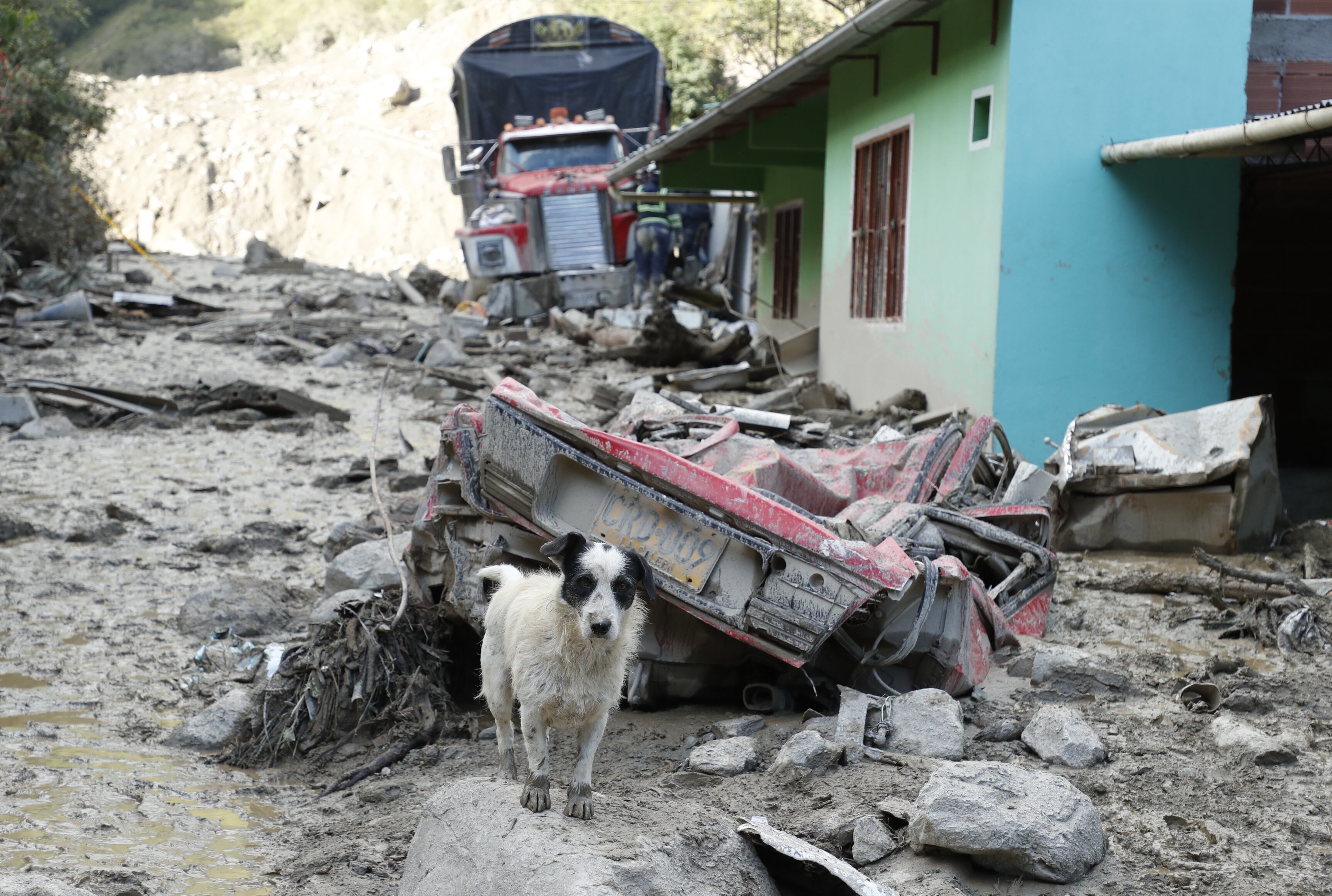 Avalancha en Quetame, Cundinamarca