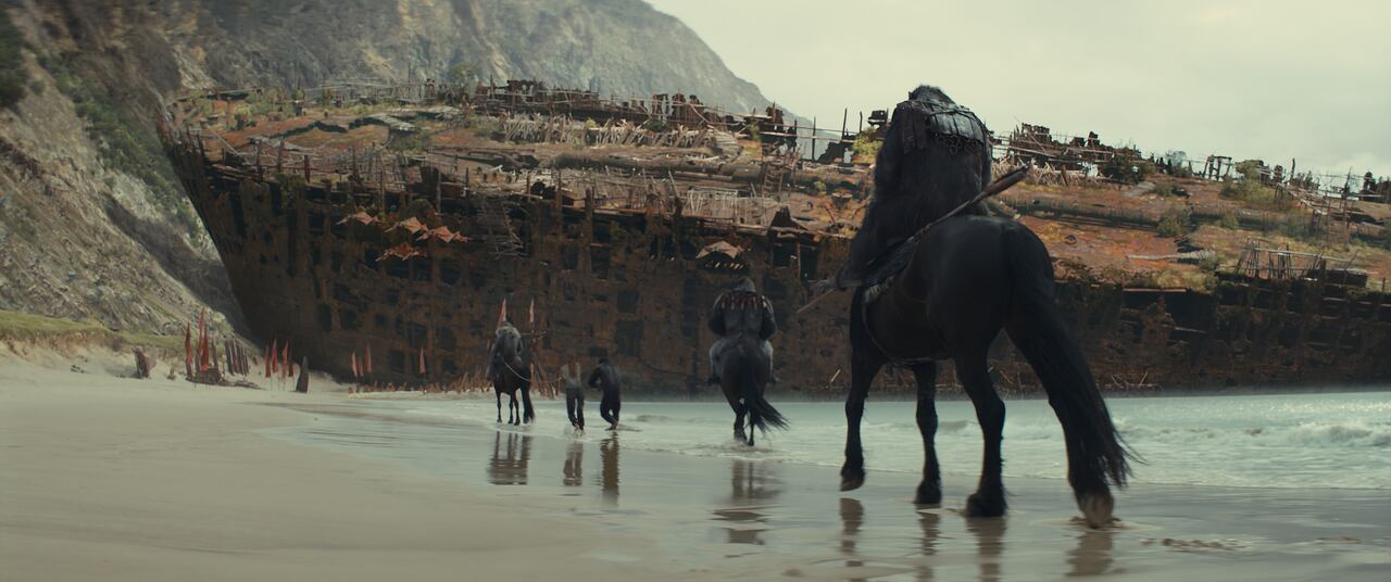 KINGDOM OF THE PLANET OF THE APES recrea esos escenarios impresionantes de la saga.