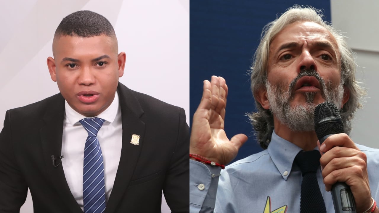 De izquierda a derecha: Miguel Polo Polo y Juan Daniel Oviedo.