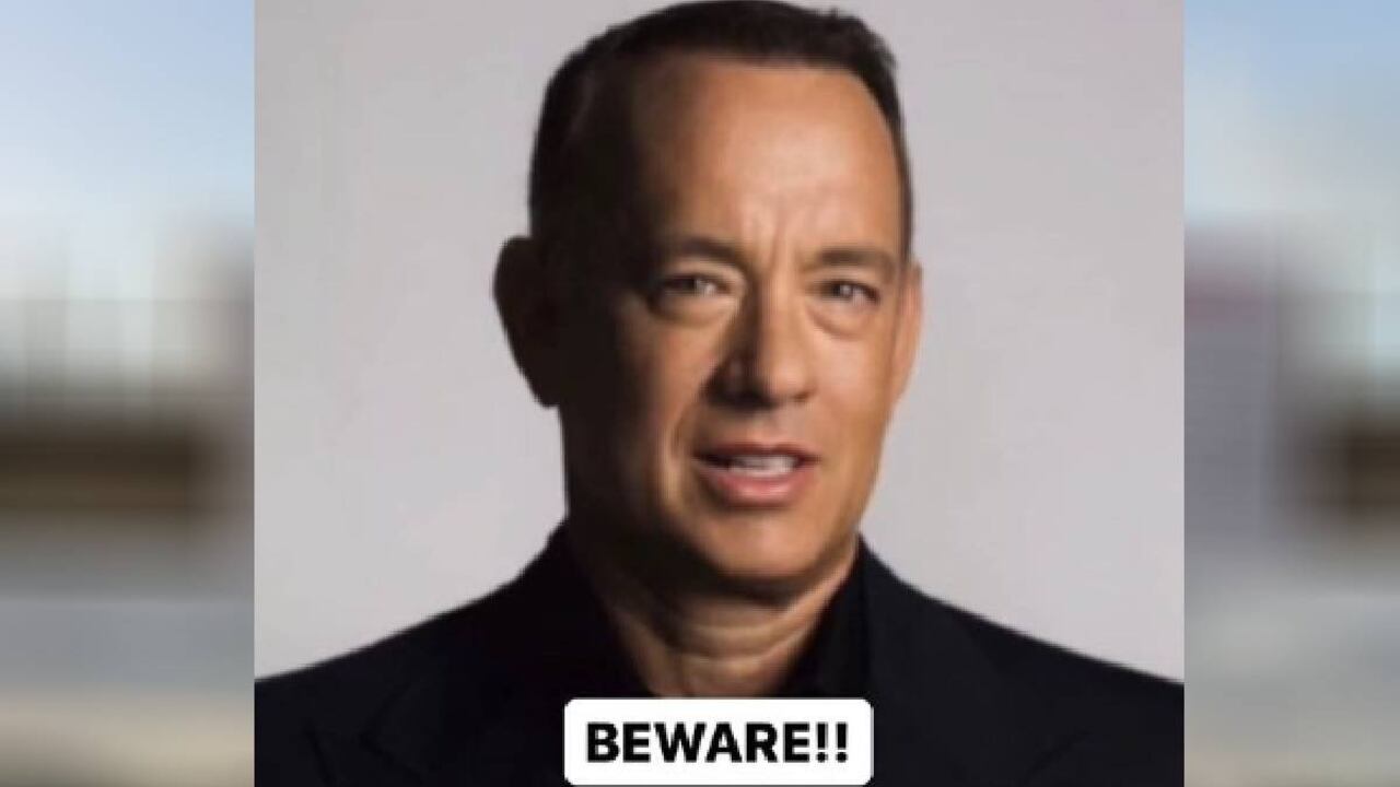 Tom Hanks, famoso actor de Hollywood, denunció uso indebido de su imagen en un video creado con IA.