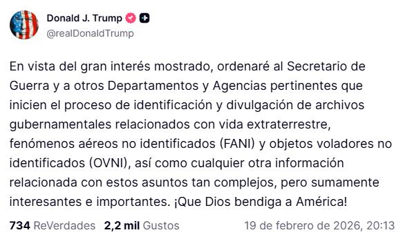 La instrucción incluye al Secretario de Guerra y a distintas dependencias para identificar y divulgar expedientes oficiales.