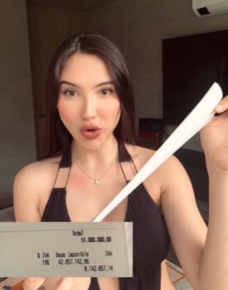 La suma de dinero que gastó Aida Victoria Merlano en sus lujosas compras.