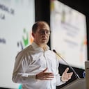 El fiscal Francisco Barbosa en Cali, durante su intervención en el Congreso Nacional de Fenalco
