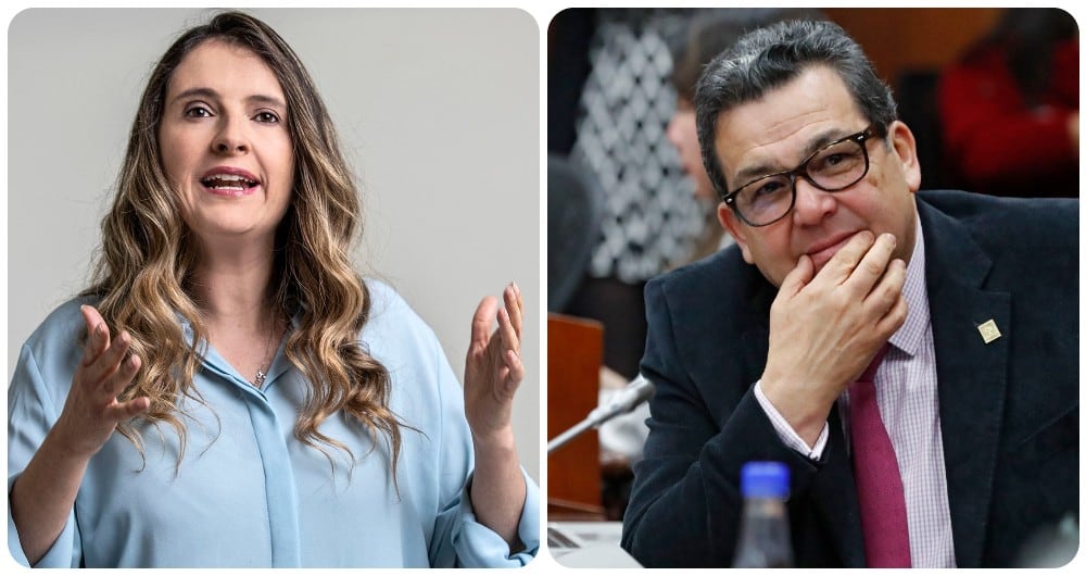 Paloma Valencia y Jaime Dussán.