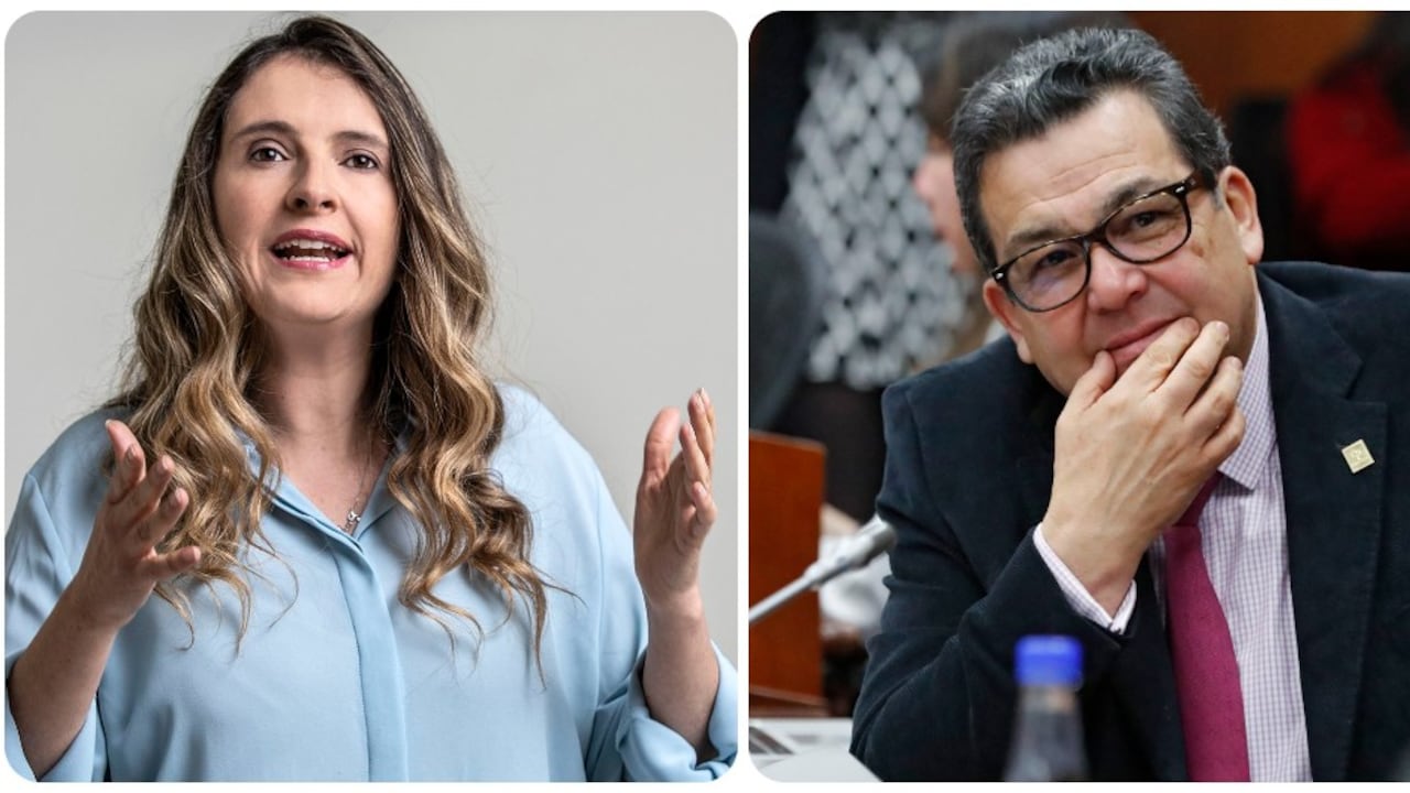 Paloma Valencia y Jaime Dussán.