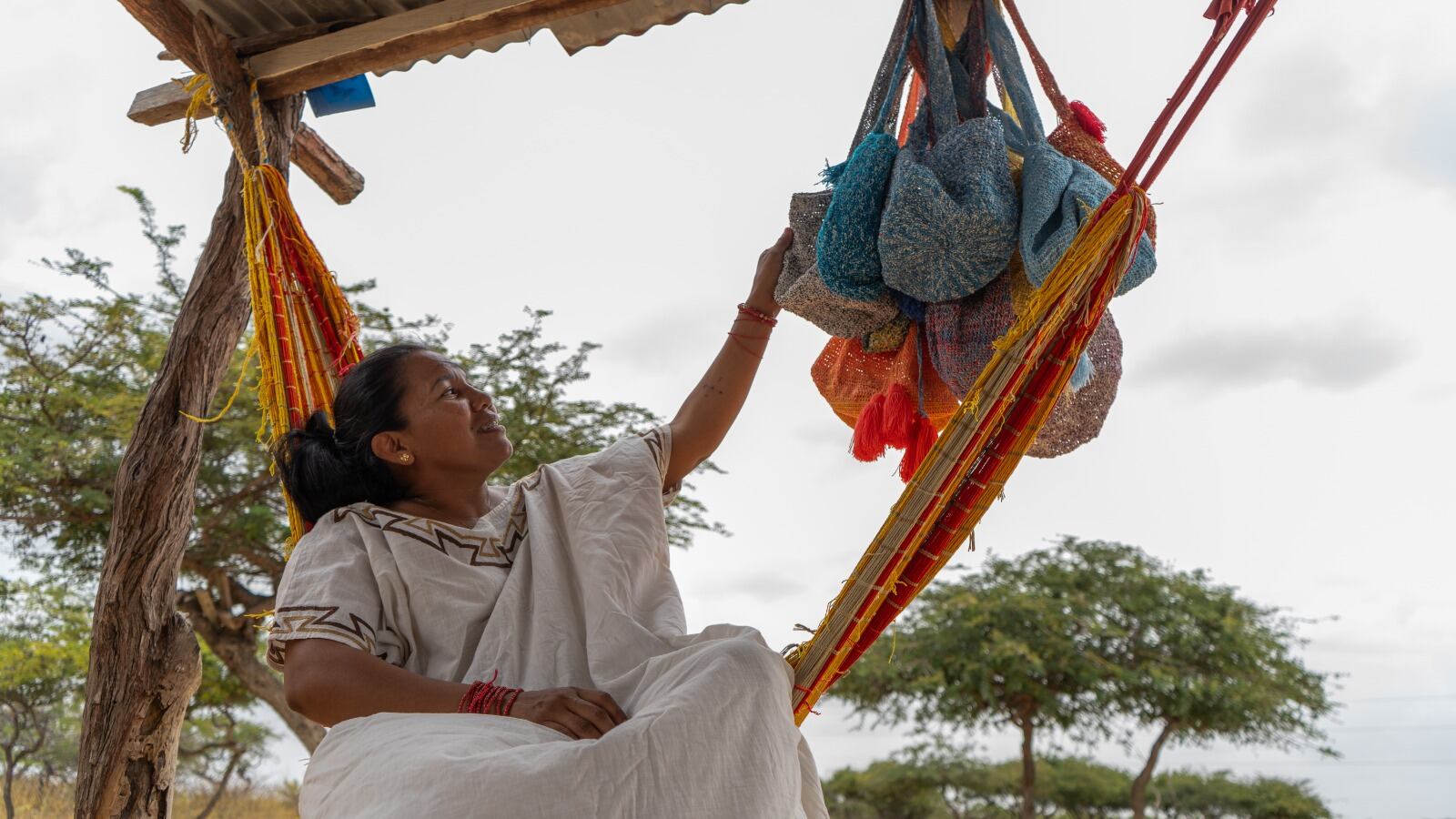 Mujeres tejedoras del Proyecto Kattoui