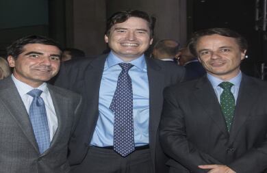 Víctor Cruz, Santiago Castro y Andrés Escobar.