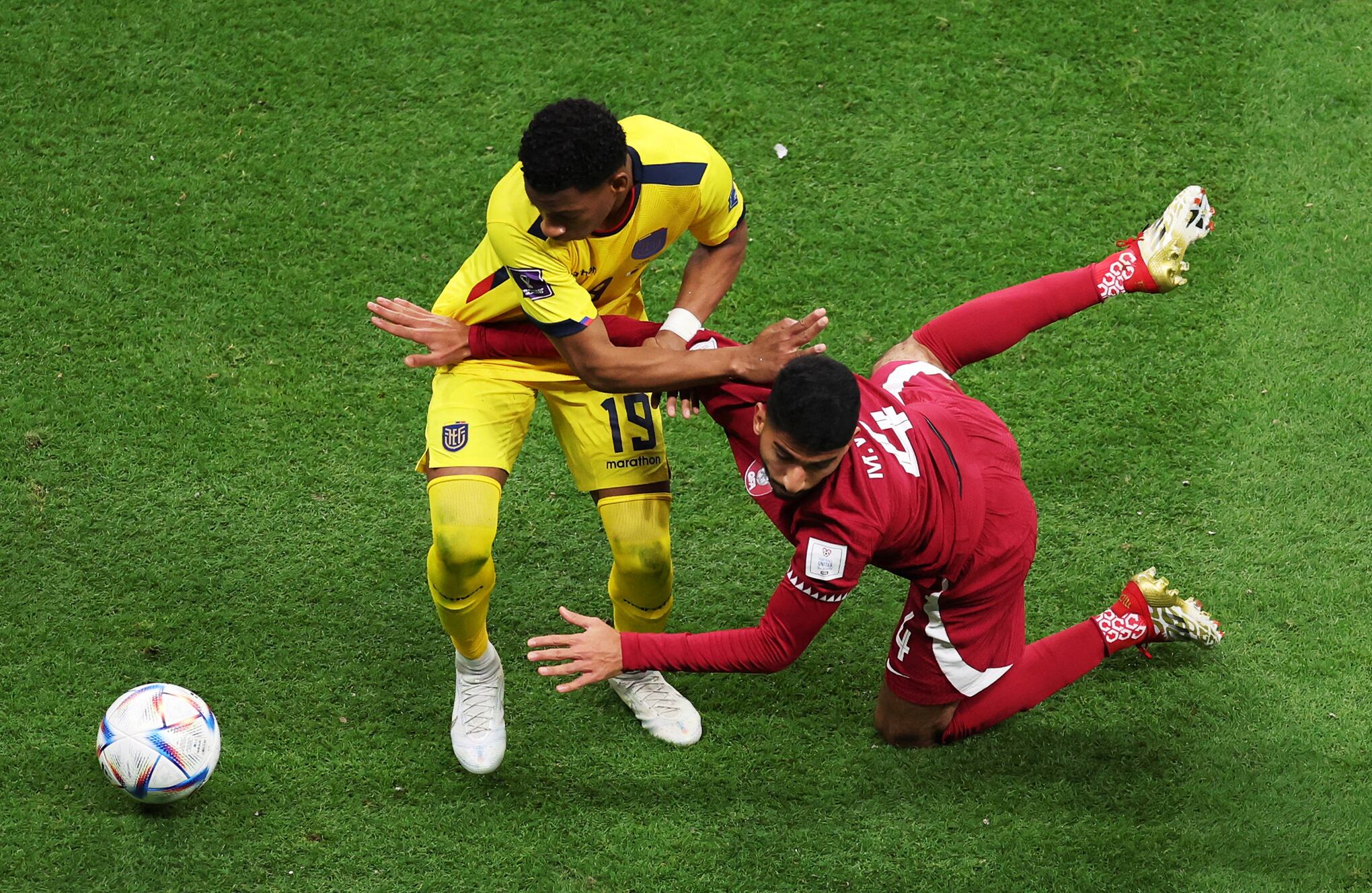 En imágenes : Primer partido de la copa mundo