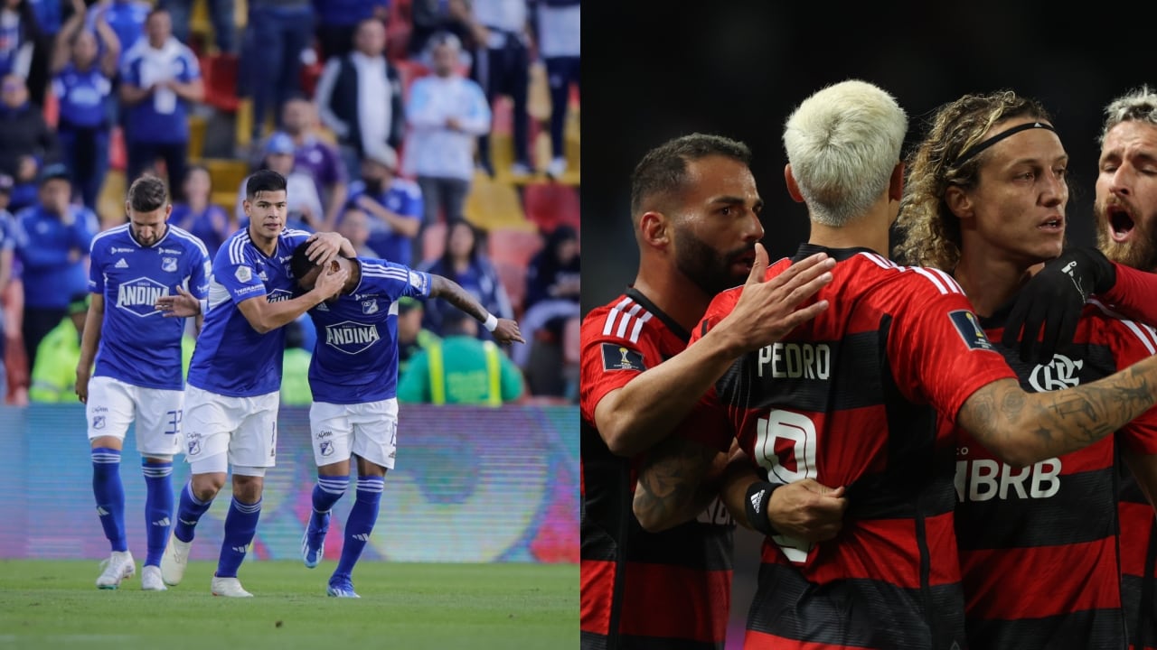Un solo jugador de Flamengo casi que iguala el valor de toda la plantilla de Millonarios.