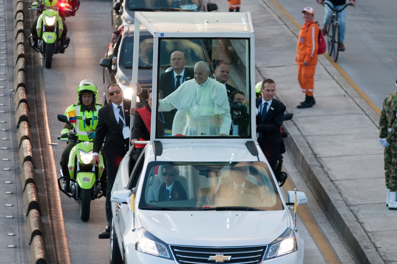 Papa Francisco visita a Colombia