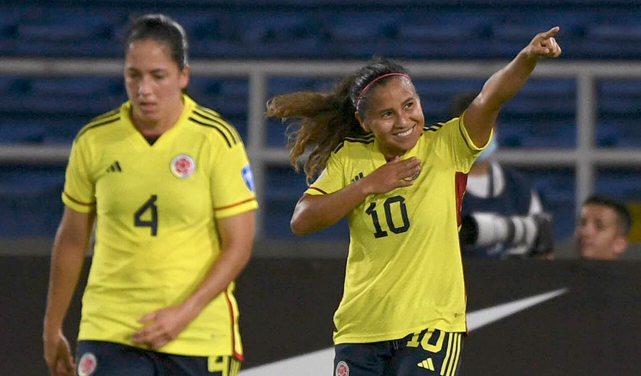 Leicy Santos anotó el primer tanto del duelo ante Bolivia por la Copa América Femenina 2022