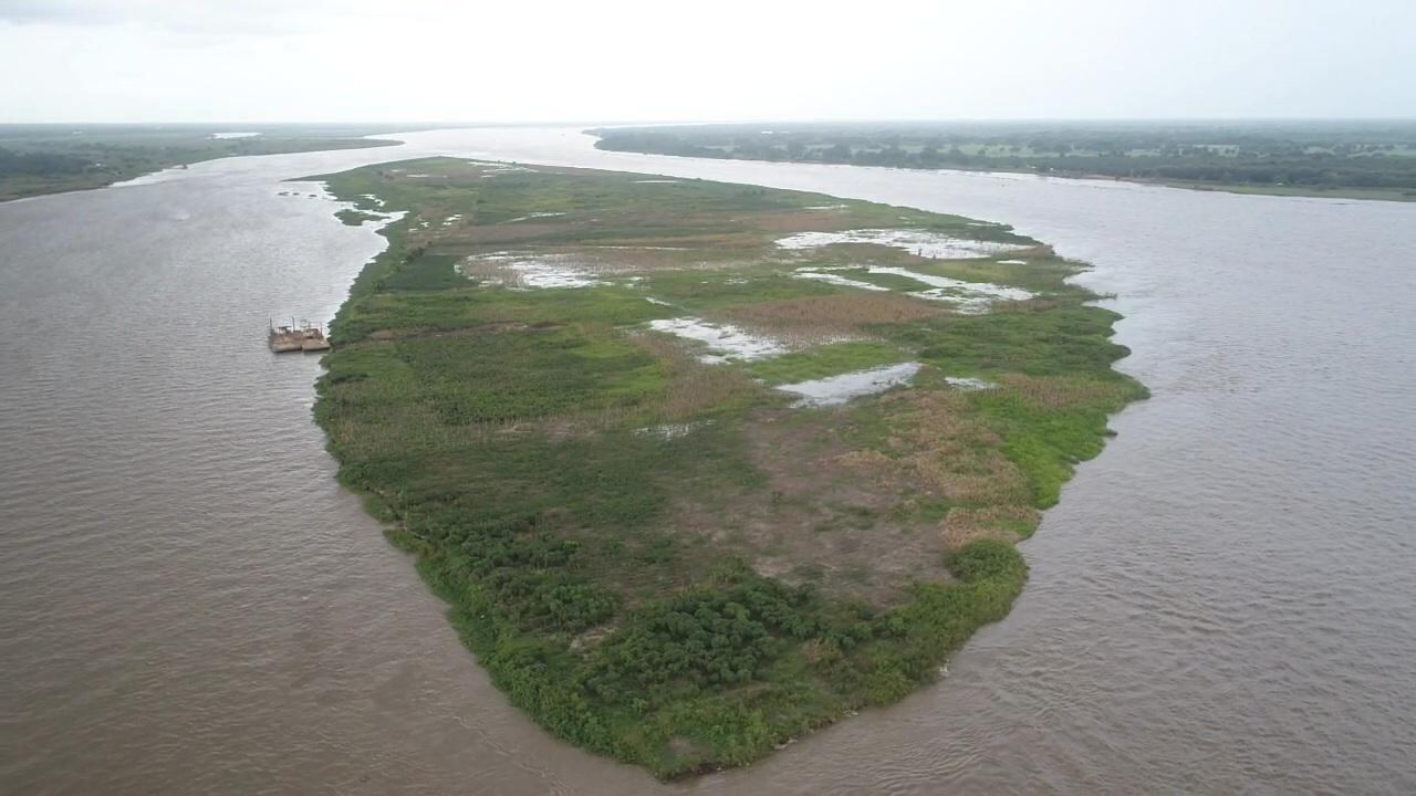 Panorámica del río Magdalena, a la altura de Salamina.