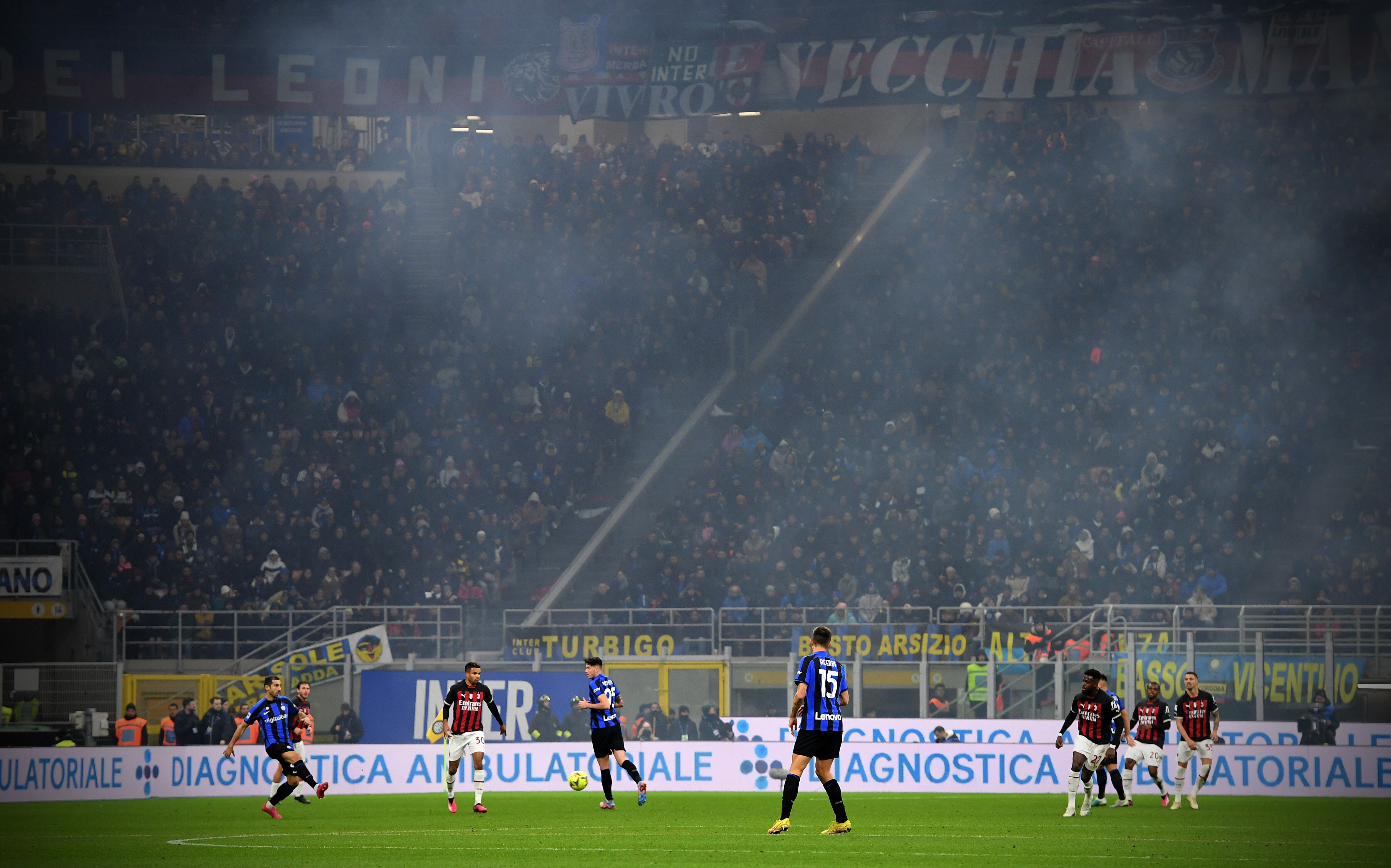 Panorámica del 'Derby della Madonnina'.