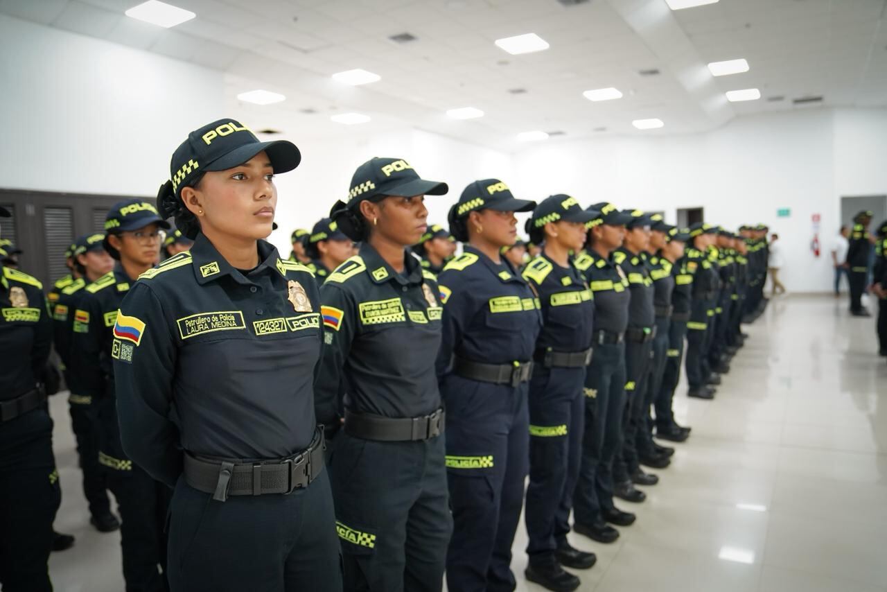 Nuevos policías llegan a Bolívar.