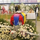 Velorio de Luz Mery Tristán en Cali.