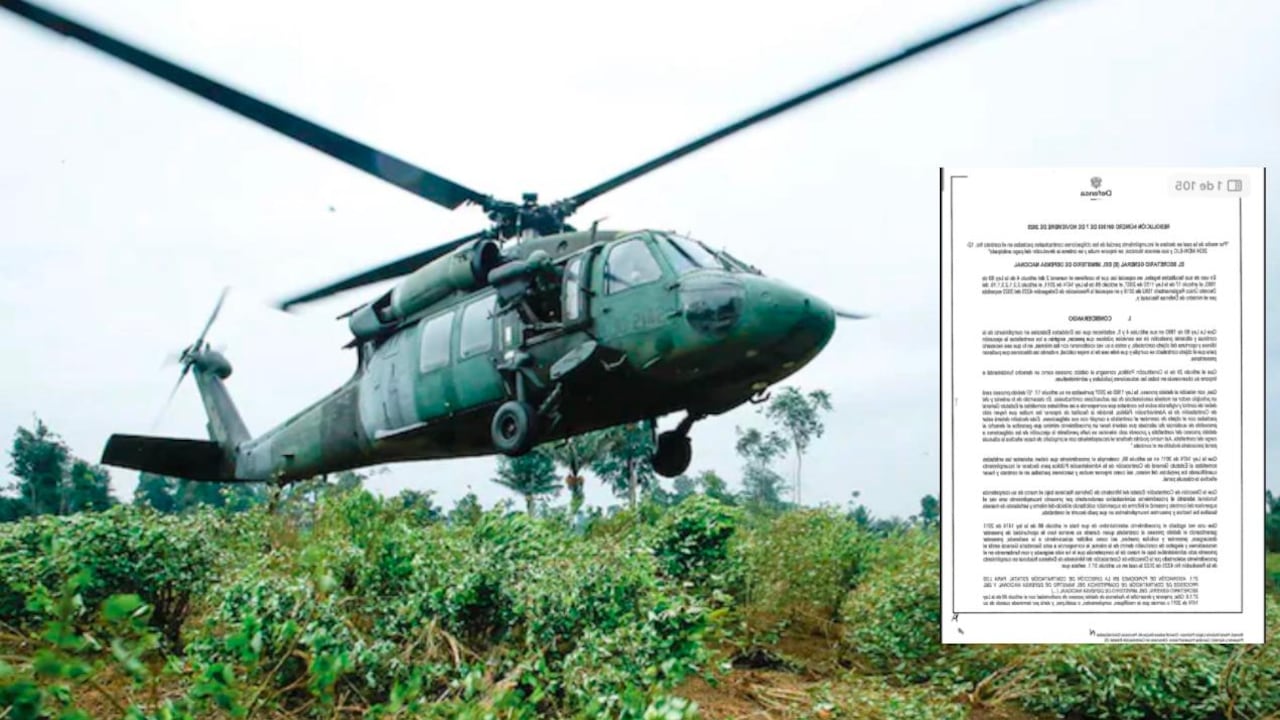 Esta es la resolución de la sanción que impondría el Ministerio de Defensa por crisis con helicópteros MI-17 varados.