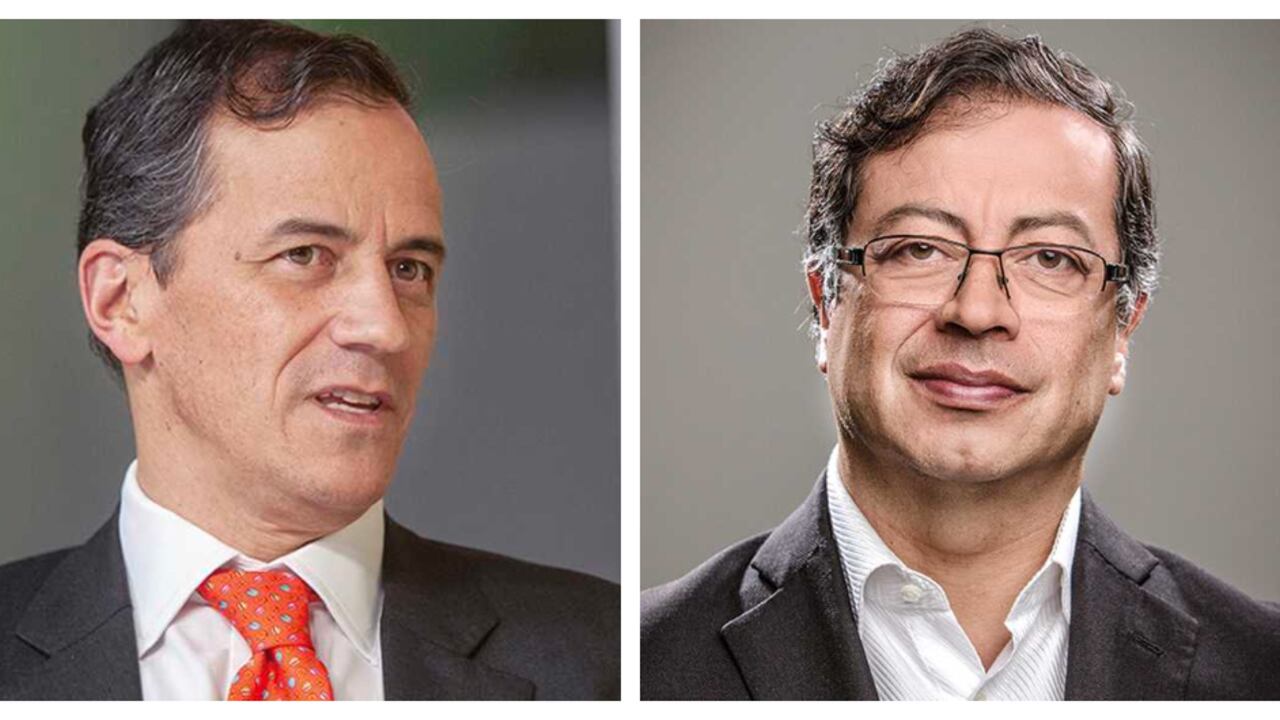 Rafael Nieto y Gustavo Petro.