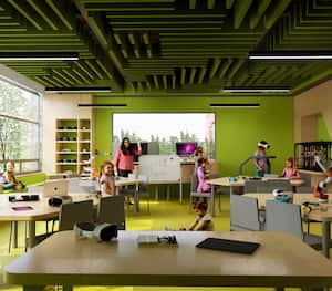 Con un aprendizaje basado en el uso de habilidades STEM e Inteligencia Artificial, los estudiantes del Colegio Santa María se forman para un futuro cada vez más digitalizado.